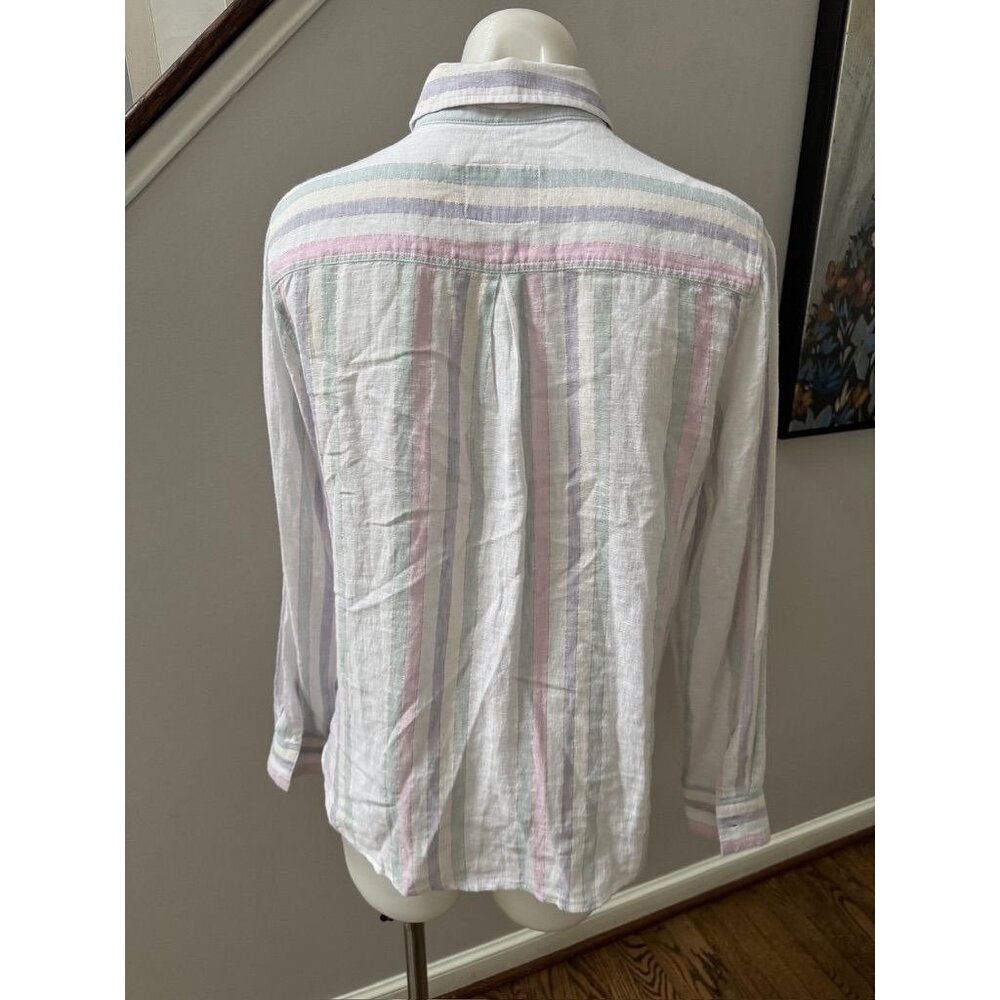 Nwot Rails Charli Stripe Button Down Small - image 4